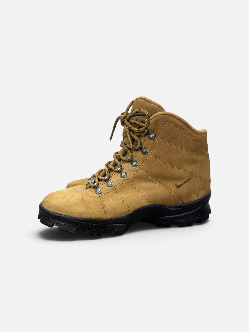 Vintage 1997 Nike ACG Air Hiking Boots Wheat Tan 6Y Fits Women 7.5
